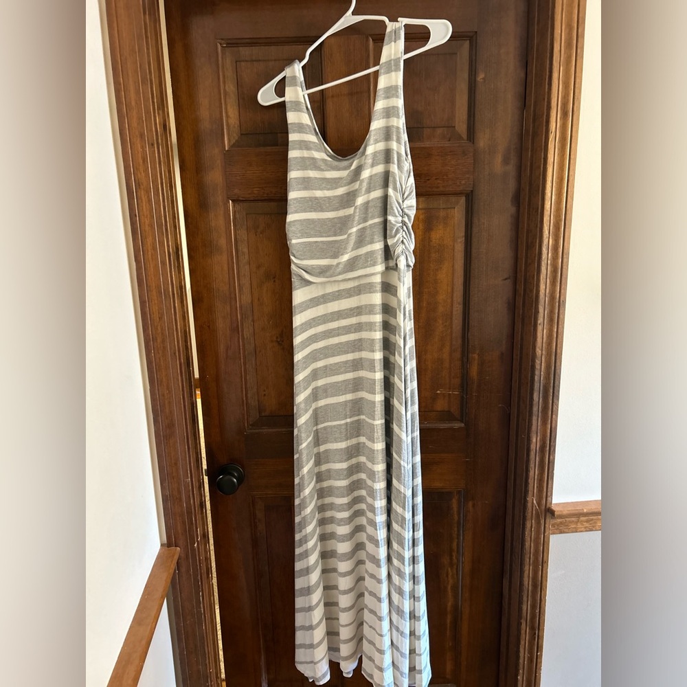 Athleta striped maxi dress - medium